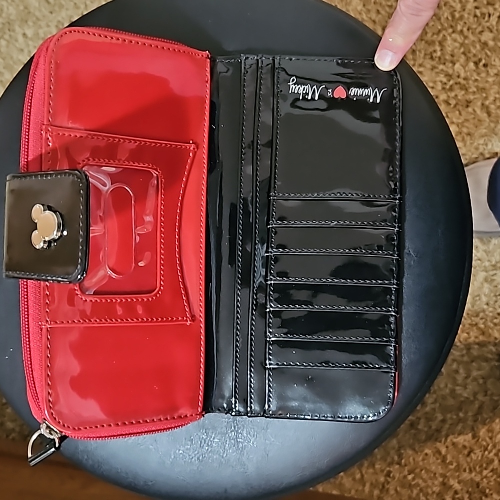 Disney boutique vinyl wallet